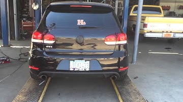 2012 VW GTI MUFFLER DELETE