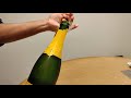 How to open a sparkling wine or champagne bottle