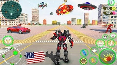 Robot Justice War: Car Jet Transform Game 2023 - Android Gameplay Jk GAMlNG Robot Transform war