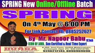 SPRING Online Training in DURGSOFT screenshot 5