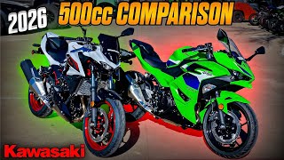 Sportbike vs Naked 500cc Motorcyle Comparison | Ninja 500 vs Z500 screenshot 1