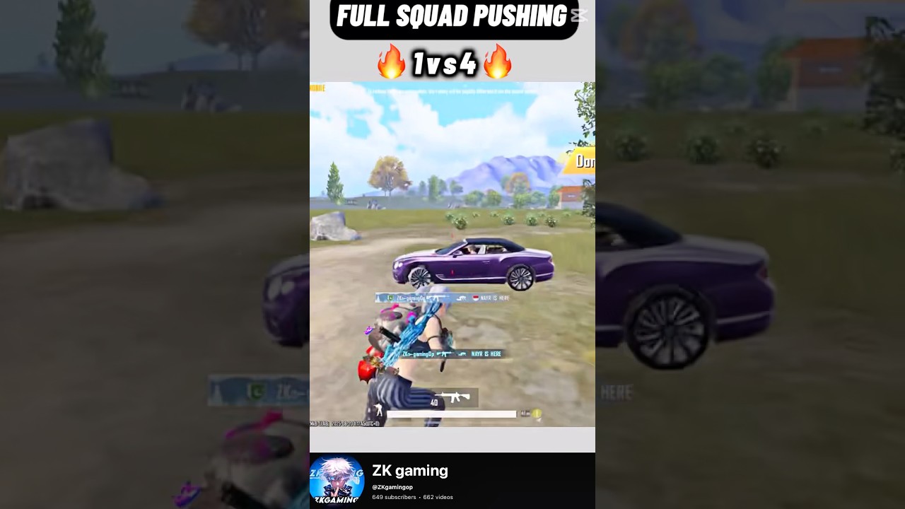 Full Squad Push Fast Joystick Movement 🔥🤯 