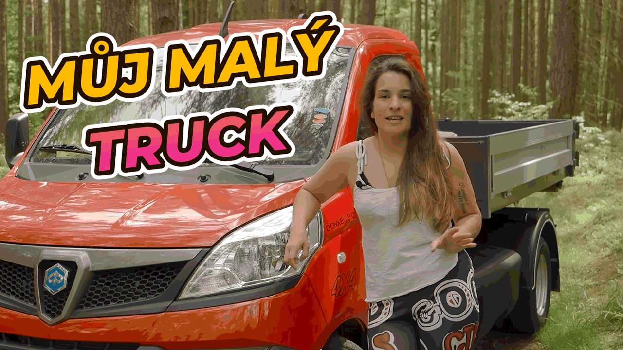 MŮJ MALÝ TRUCK - HÁKOVÝ NOSIČ PIAGGIO
