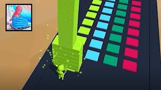 Stack Colors gameplay android, ios levels 46-48 | Gameplay A&I