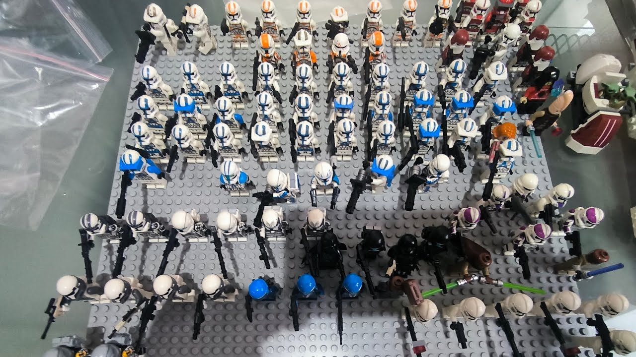 My clone army collection as of 2026! ( Will keep on progressing!)