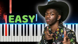 Lil Nas X Ft Billy Ray Cyrus Old Town Road Easy Slow Piano Tutorial With Sheet Music Youtube - roblox old town road piano shet