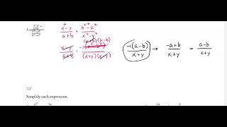Ch  7 Test Review Sheet solutions