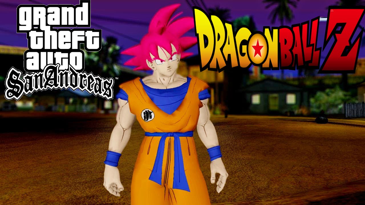 GTA SA : Goku All Transformations and Moves !!!