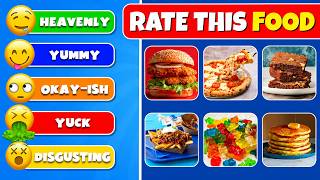 Valuta questo cibo spazzatura! 🍕 Sfida definitiva alla classifica dei cibi | Riuscirai a indovina... screenshot 5