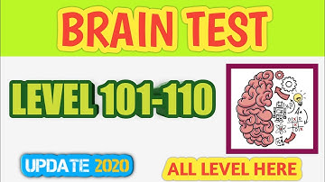 BRAIN TEST LEVEL 101-110 UPDATED LEVEL WATCH AND PLAY