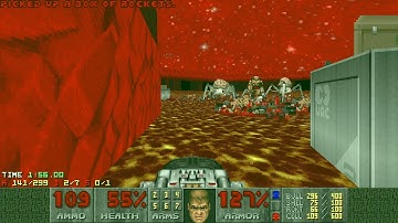 Doom 2 - Crate Expectations (Map 24: Heatwave): UV-Max (Author: Clippy Clippington)