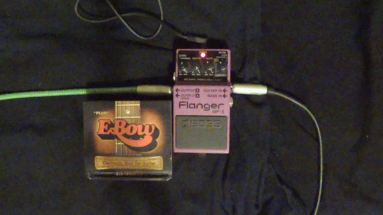 E Bow Plus w/ BOSS BF-3 Flanger "E Bow Sessions" Part 19