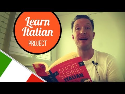 Reading from Italian Short Stories for Beginners by Olly Richards | Italian Week 9 Update