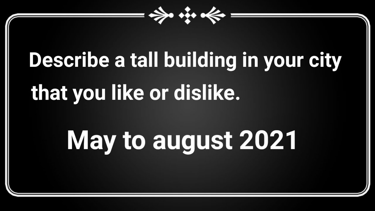 Describe a tall building in your city that you like or dislike#latest ...