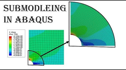 How to perform submodeling in Abaqus: stress concentration around a hole