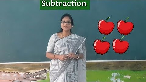 Subtraction for UKG / Learn the subtraction in a very easy way / Diana