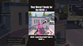 M249 Raw Aggression | Solo vs Squad 💥#shorts