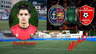 La Fortezza Gradisca - San Giovanni (3-4, Prima Categoria Girone C), gol Giuriato