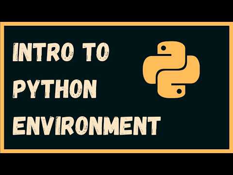 chapter 1 python environmental setting | python... Intro to Python | Environment - YouTube