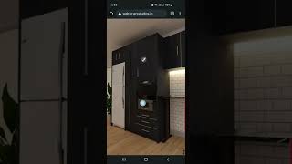 Web based 3D Realistic Interactive Virtual Tour with VR Support