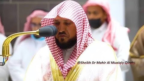 ليلة من الخشوع مع فضلة الشيخ ماهر المعيقلي سورة روم و صلاة المغرب من بيت الله الحرام 