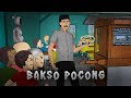 BAKSO POCONG, AWAL MULA BAKSO SETAN | Kartun Hantu & Animasi Horor #HORORMISTERI