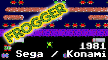 Frogger - 1981 - Konami / Sega #frogger #sega #konami #arcade #arcadegame #retrogamer #retrogame