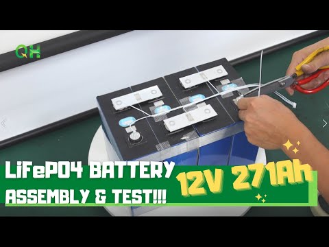 12V 271Ah LiFePO4 Batteries Assembling!