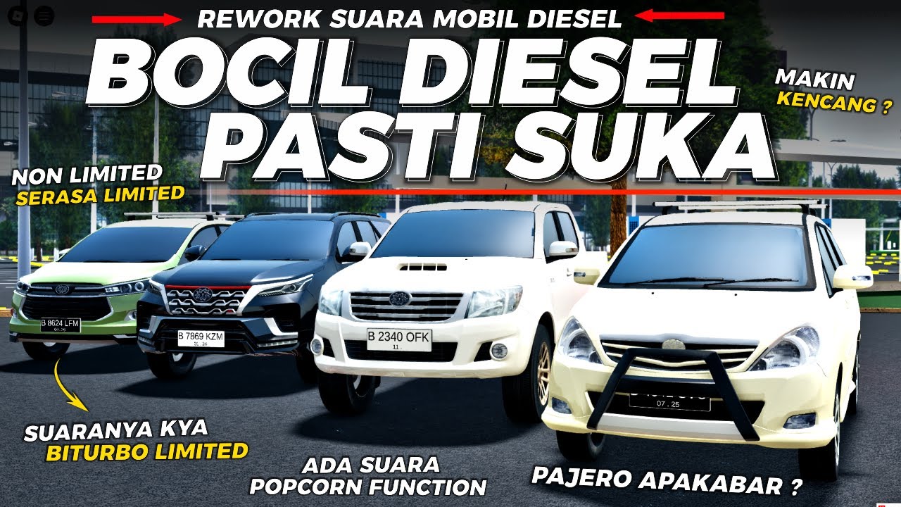 UPDATE REWORK Mobil DIESEL FORTUNER, INNOVA, HILUX CDID UPDATE 1.9‼️ ...