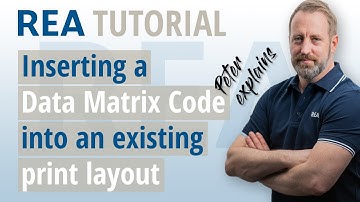 Integrate a Data Matrix Code into an existing print layout