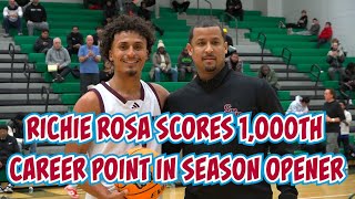 St. Peter's Prep 62 Colonia 35 | HS Basketball | Richie Rosa Hits 1,000 Career Points!