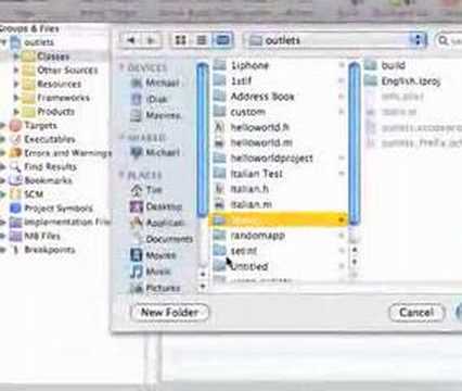 How to use outlets in Cocoa/Objective-C
