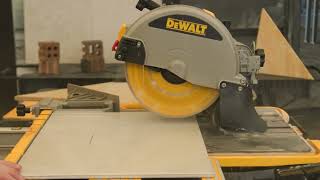 DEWALT® ANZ | D36000 CORDED 250mm Wet Tile Saw Instructional Video