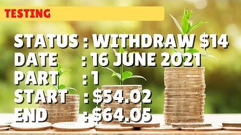 $64.05 WITHDRAW $14.00 | 16 june21 part 1 | Free Binary Bot Deriv Simple Strategy Trading Profitable
