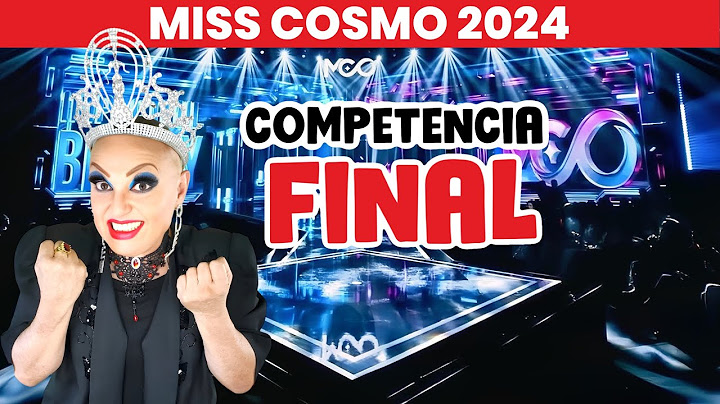 🔴 LIVE MISS COSMO 2024 - Competencia Final