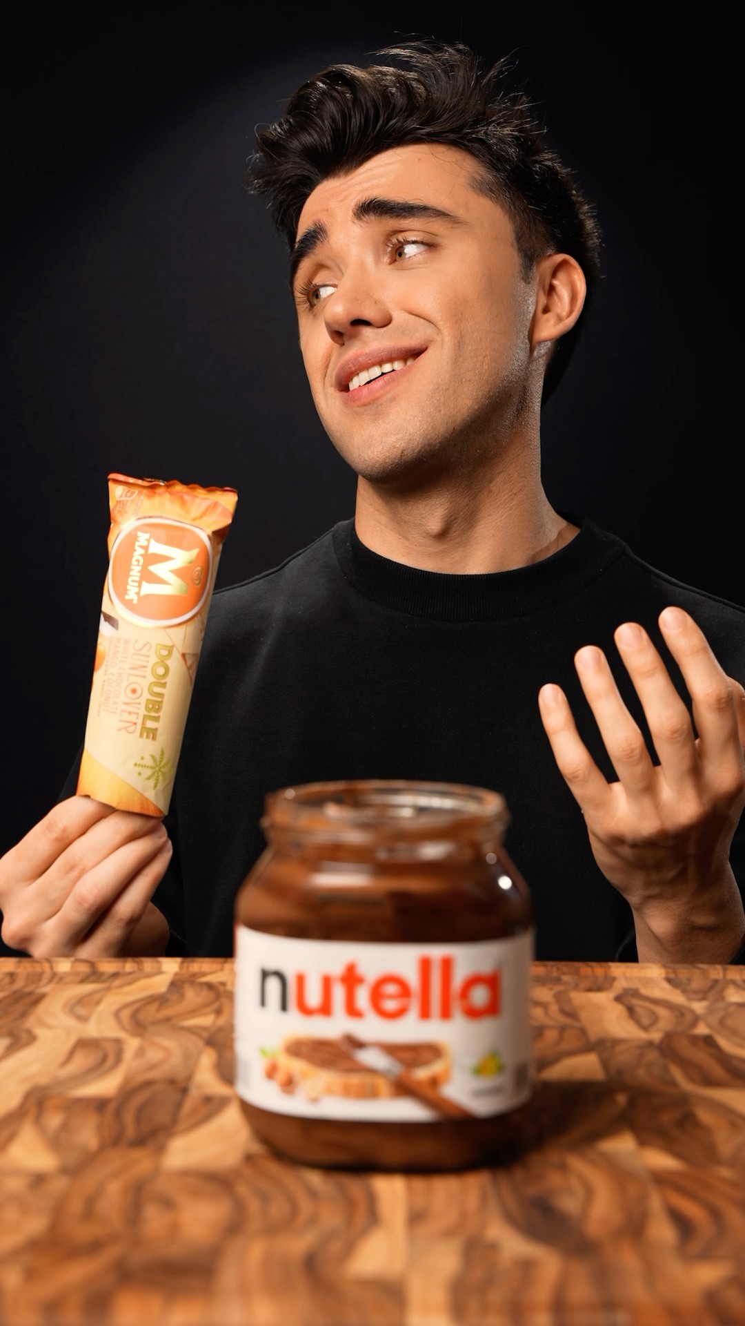 #funny Nutella chocolate ice cream #shorts