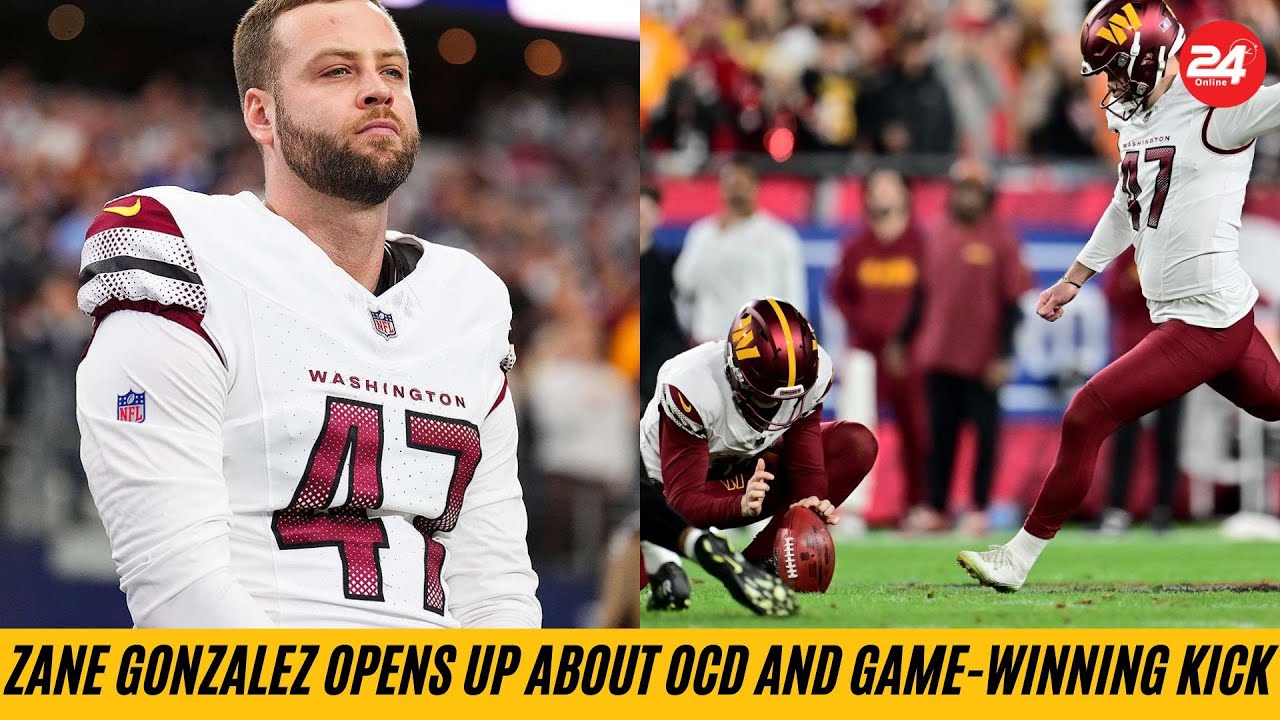 Commanders' Zane Gonzalez Opens Up About His OCD After GameWinning