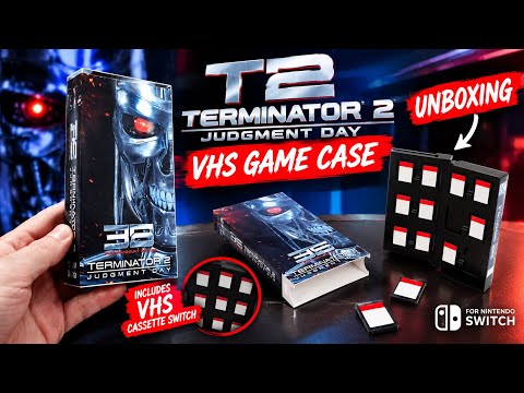 @RetroFighters Made a TERMINATOR 2 VHS Case for Nintendo Switch! 🤖📼