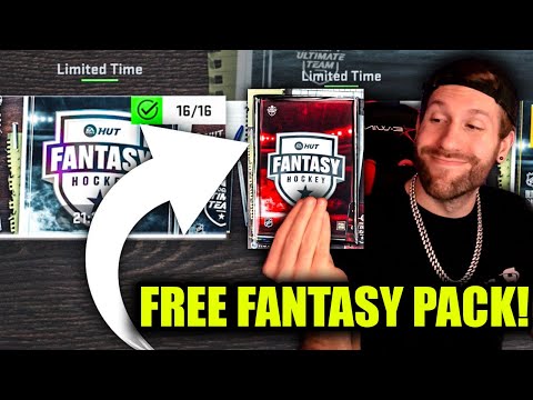 *FANTASY HOCKEY PACK* If I Win, I Open The GUARANTEED Fantasy Hockey Player Pack | NHL 25 HUT
