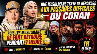 MUSULMANE TENTE DE RÉPONDRE AUX PASSAGES DIFFICILES DU CORAN… PUIS LES MUSULMANS SE FONT DÉMONTER