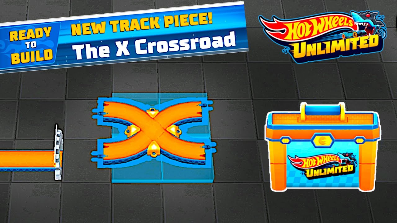 Hot Wheels Unlimited: New Update – THE X CROSSROAD New Track Piece Unlocked