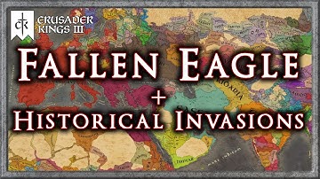 CK3: Fallen Eagle + Historical Invasions - AI only timelapse
