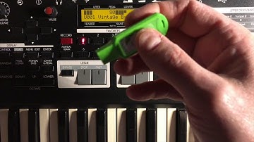 Bravo Musik present a demo on how to put files into your voice library on the Hammond SKX organ