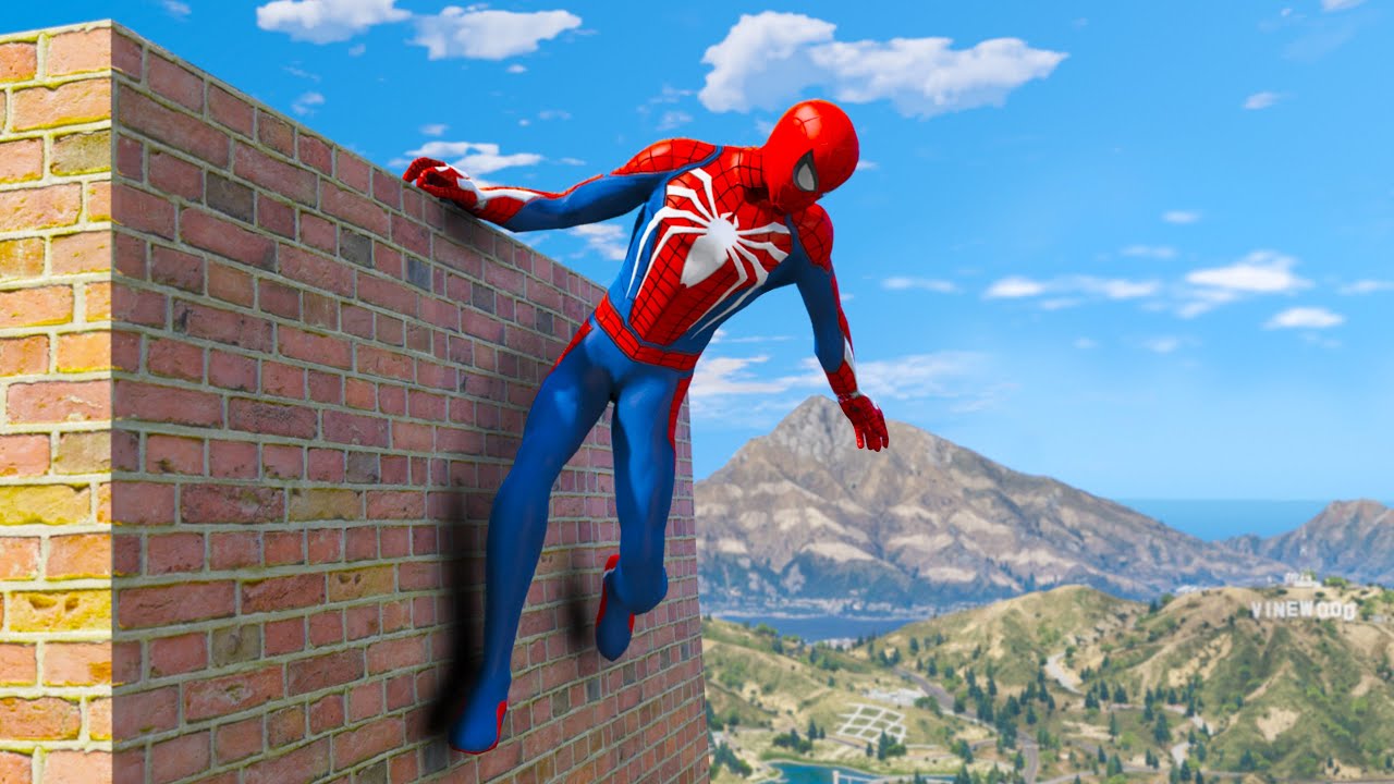 GTA 5 SPIDERMAN Parkour Fails Ragdolls #1