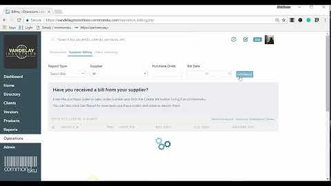 Supplier Bills: Editing or Deleting a bill