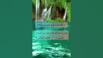 سورة القلم من الآية ﴿٣٤﴾ إلي الآية ﴿٤١﴾ بصوت القارئ إسلام صبحي