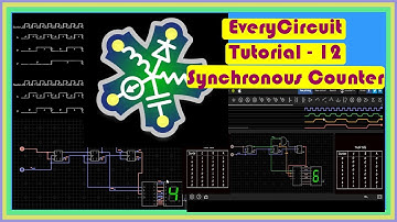 EveryCircuit - Synchronous Counter || Tutorial 12