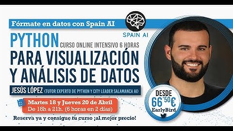 Curso de Python para el Análisis y Visualización de Datos - Presentación y sumario