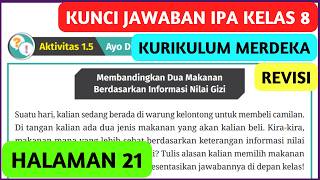 Kunci Jawaban IPA Kelas 8 Halaman 21 Aktivitas 1.5 Ayo Diskusi Kurikulum Merdeka Revisi