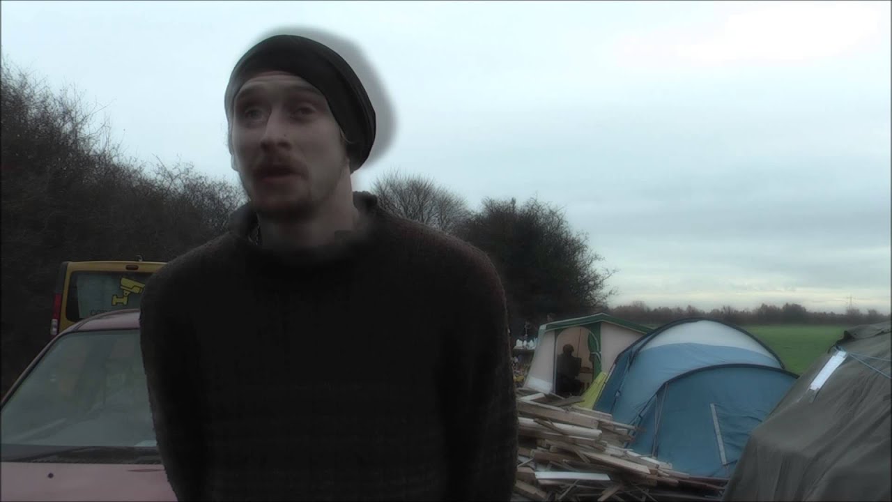 Barton Moss protester